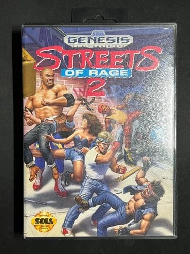 Streets of Rage 2 Sega Genesis - Complete Cib