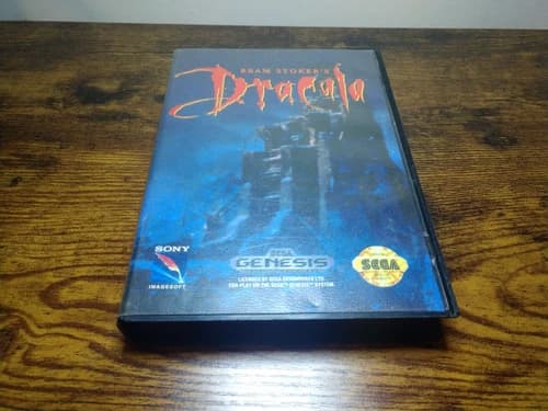 Bram Stoker's Dracula (Sega Genesis, 1993) Authentic Cartridge Only Tested Works