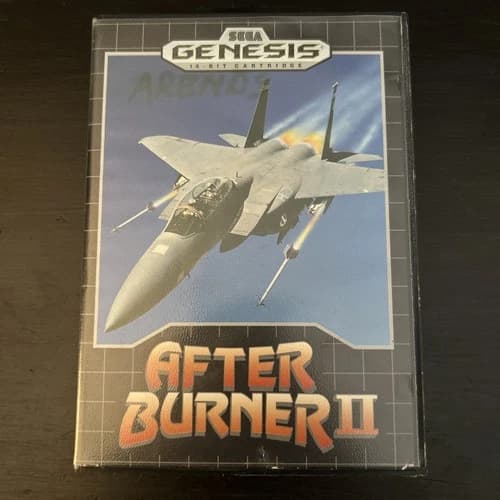 After Burner II (Sega Genesis, 1990) CIB Tested