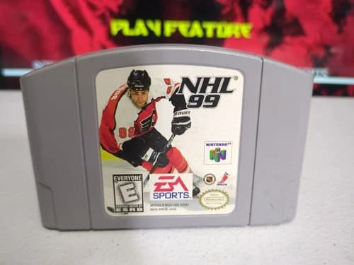 NHL 99 Nintendo 64 N64 Game Tested Authentic Cartridge Only