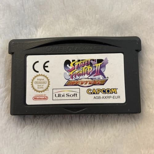 Super Street Fighter II Revival Nintendo Game Boy Advance GBA Cartridge