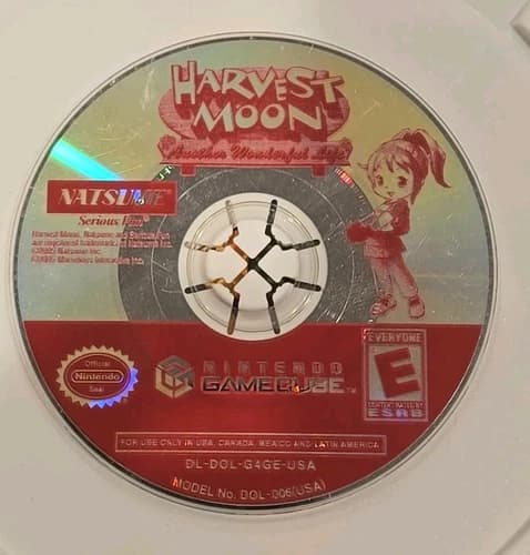 Harvest Moon Another Wonderful Life Nintendo Gamecube GC Disc Only Natsume