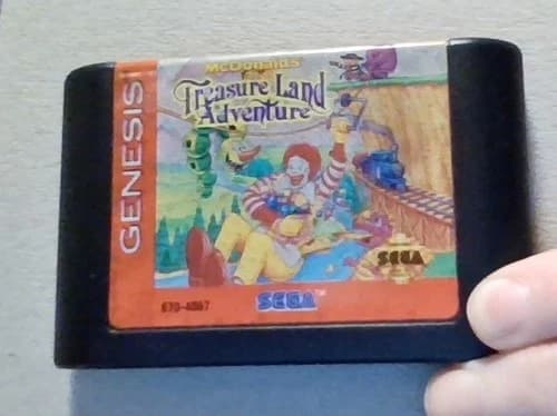 McDonald's Treasure Land Adventure (Sega Genesis, 1993) Authentic Game Cartridge