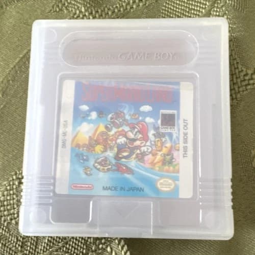 Nintendo Super Mario Land Platformer Game Boy NTSC-U/C Official Game Cartridge