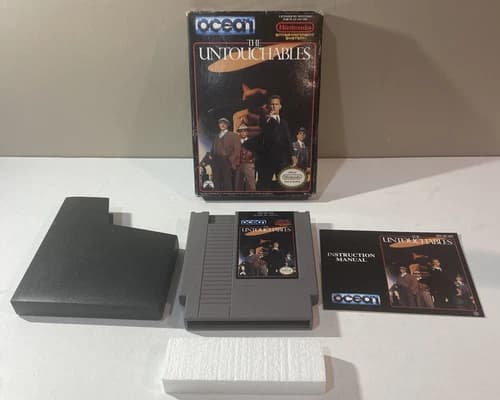 The Untouchables (Nintendo, NES 1991) Complete In Box CIB RARE 🔥