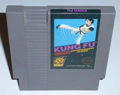 Kung Fu (Nintendo NES Authentic Game) Cleaned Tested Working