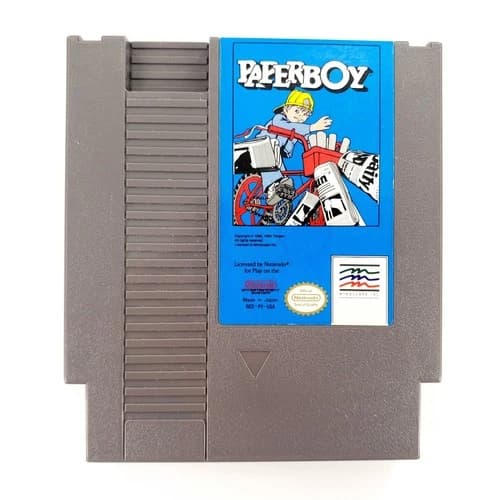 Paperboy (Nintendo Entertainment System, 1988) Authentic Cart Only Tested Works