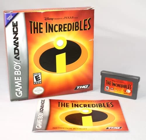 The Incredibles GBA Game Boy Advance Complete CIB! Good Condition! NICE!