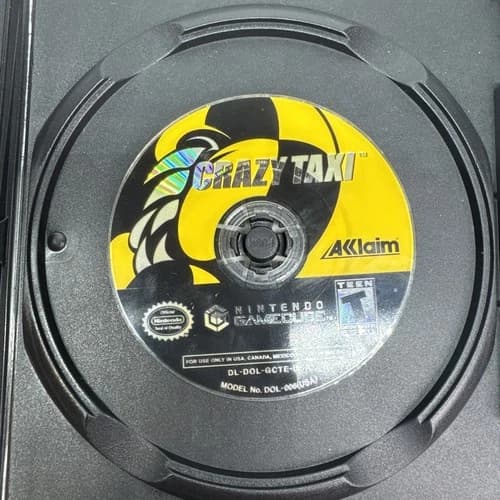 Crazy Taxi (Nintendo GameCube, 2001) - DISC ONLY - Tested & Working