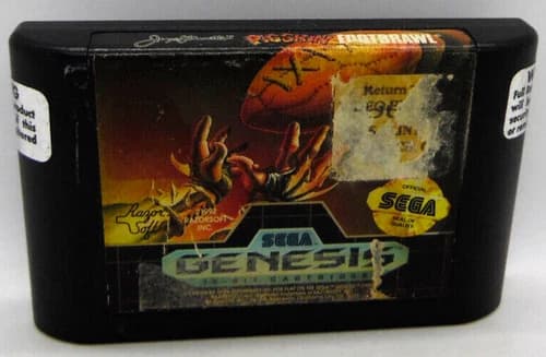 Jerry Glanville's Pigskin Footbrawl (Sega Genesis, 1992) Cartridge Only Tested