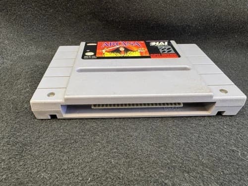Arcana (Super Nintendo Entertainment System, 1992) Tested Working