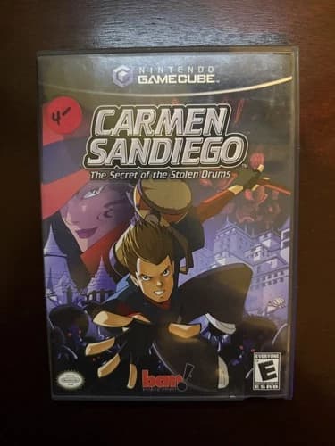 Carmen Sandiego: The Secret of the Stolen Drums (Nintendo GameCube, 2004) CIB