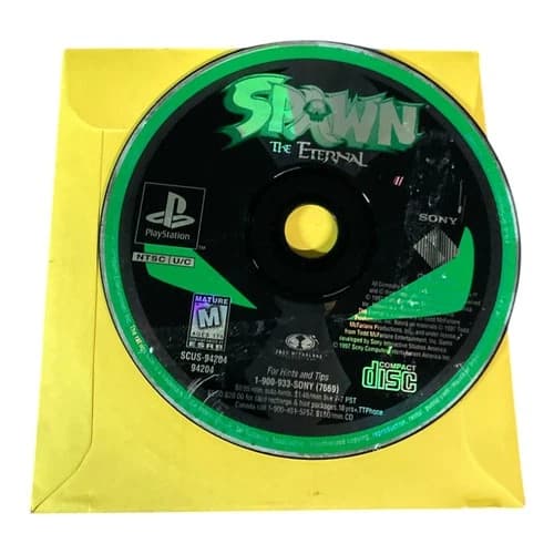 Sony PlayStation 1 PS1 Disc Only Tested Spawn The Eternal CF