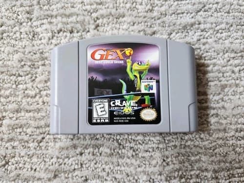 Gex 3: Deep Cover Gecko (Nintendo 64 N64, 1999)(TESTED) Nice Shape, Ships FAST!