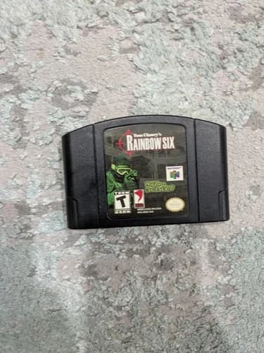 Tom Clancy's Rainbow Six Nintendo 64 N64 Game Cartridge Authentic