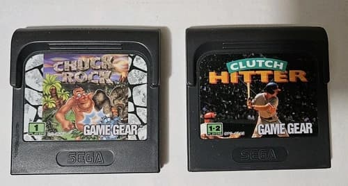 Chuck Rock (Sega Game Gear, 1992) CART ONLY PLUS CLUTCH HITTER