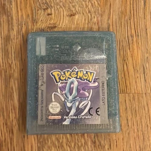 GAME BOY COLOR - Pokemon Crystal Version - Working Battery Save Ok