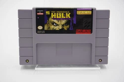 The Incredible Hulk Super Nintendo Entertainment System 1994 SNES Cartridge Only