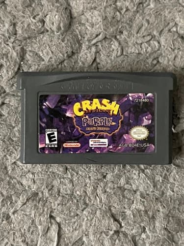 Gameboy Advance Crash Bandicoot Purple Ripto’s Rampage Nintendo