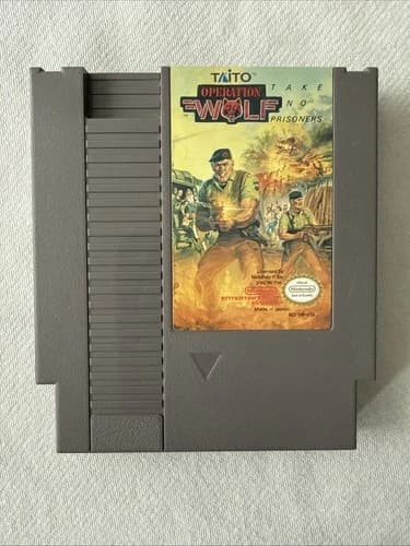 Operation Wolf (Nintendo Entertainment System, 1989) - Authentic - Tested