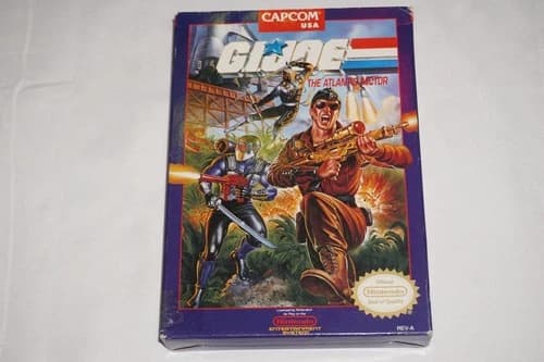 G.I Joe Atlantis Factor GI (Nintendo NES) Complete in Box CIB