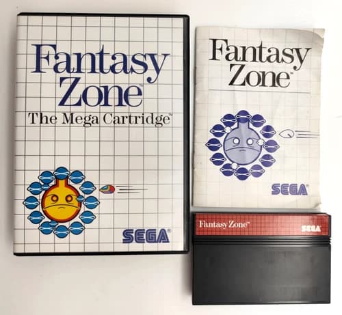 Fantasy Zone (Sega Master System SMS, 1986) COMPLETE CIB Authentic Tested!