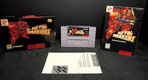 Metal Warriors SNES CIB (READ CONDITION DESCRIPTION)
