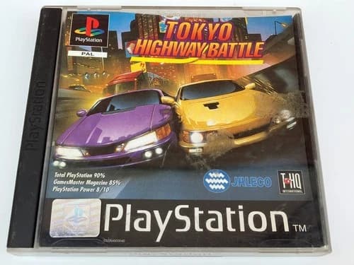 Jaleco Tokyo Highway Battle PS1 Playstation 1 Game USK 0
