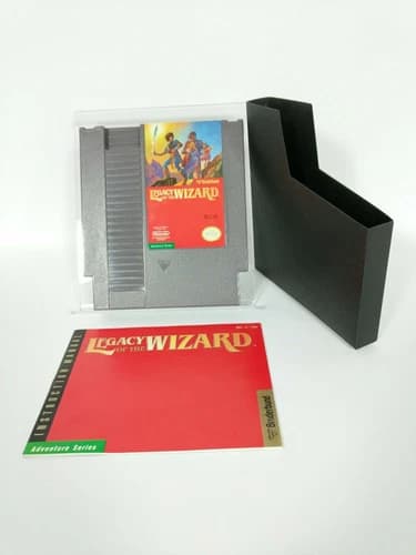 Legacy of the Wizard NES. Very Good Condition with Free Shipping