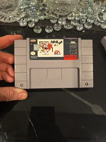 NHL 96 SUPER NINTENDO SNES CARTRIDGE) Authentic