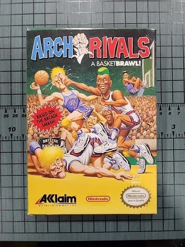 Arch Rivals: A Basketbrawl NES (CIB) includes all pictured inserts and manual
