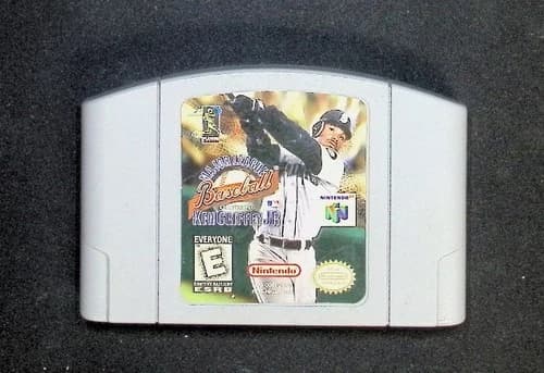 Major League Baseball Featuring Ken Griffey Jr N64 Nintendo 64 New Battery Clean