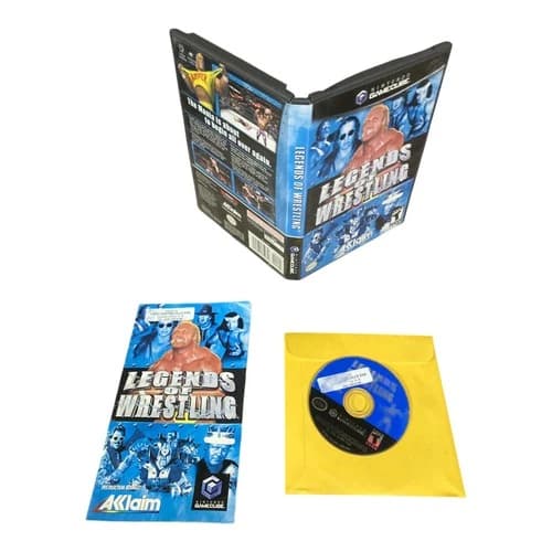 Nintendo GameCube NGC CIB Complete TESTED Legends of Wrestling 2001 CF