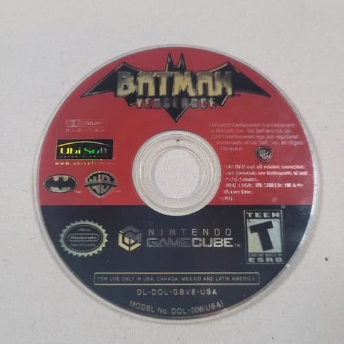 Batman Vengeance Nintendo GameCube Game Disc Only Tested Working