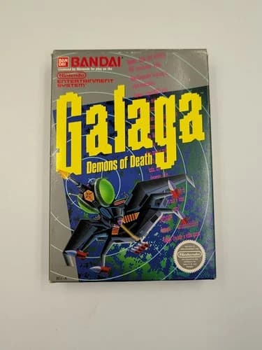 Galaga: Demons of Death (Nintendo NES, 1988) CIB