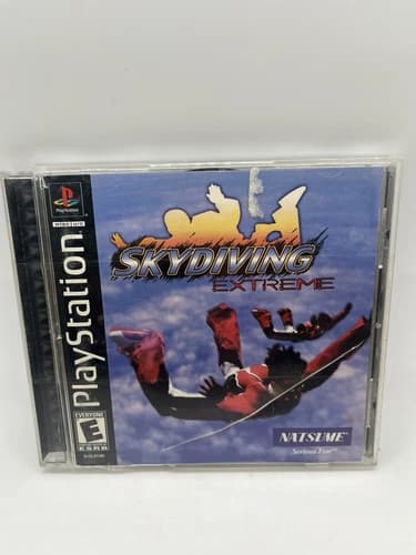 Skydiving Extreme (Sony PlayStation 1, 2001) PS1 Black Label Complete W/ Manual