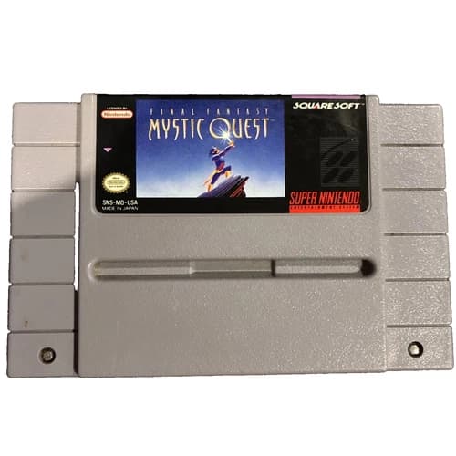 Final Fantasy: Mystic Quest (Super Nintendo Entertainment System, 1992) Cart