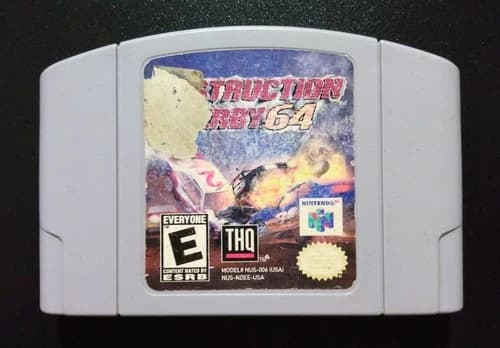 Destruction Derby 64 - Nintendo 64 N64 - Authentic & Tested - Fast Shipping!