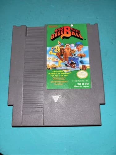Bad News Baseball Nintendo NES 1990 Video Game