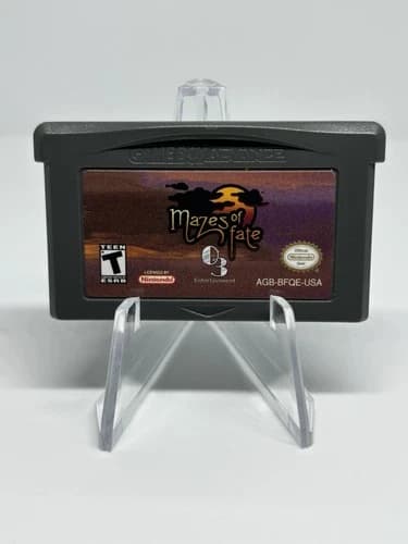 Mazes of Fate (Nintendo Game Boy Advance, 2006) GBA Cartridge Clean Tested