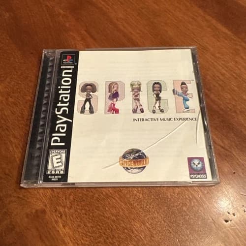 Spice Girls SPICE WORLD Interactive Music PS1 Playstation 1 1998 Complete