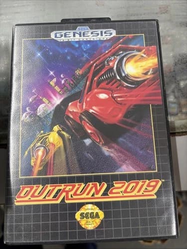 OutRun 2019 (Sega Genesis, 1993) CIB Complete TESTED