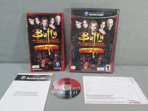 Nintendo Gamecube BUFFY THE VAMPIRE SLAYER CHAOS BLEEDS Complete CIB 2001