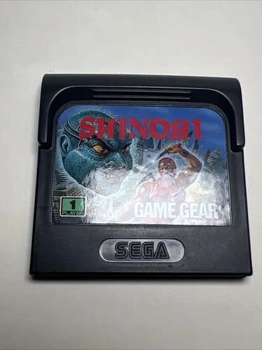 Shinobi (Sega Game Gear, 1991) TESTED & WORKING Game Cartridge Only