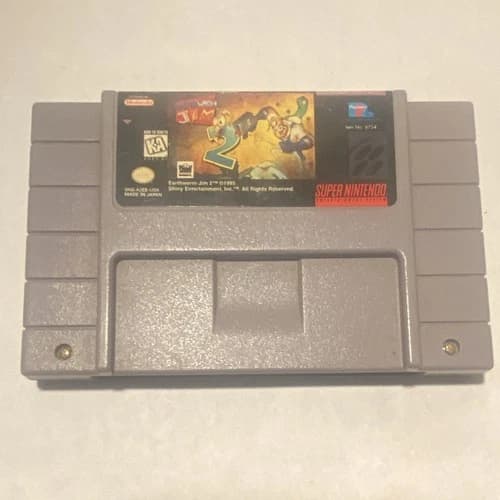 Playmates Earthworm Jim 2 for Super Nintendo SNES NTSC-U/C (1995)