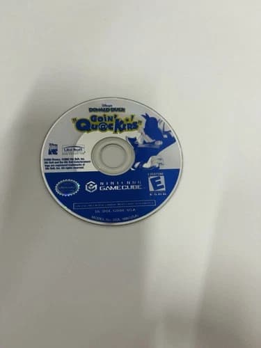 Donald Duck Goin Quackers GameCube Nintendo Game Disc Only - Tested & Working -