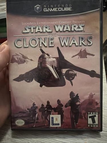 Star Wars: The Clone Wars (Nintendo GameCube, 2002) Complete