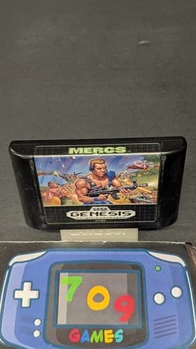 Mercs (Sega Genesis, 1991) Cart Only
