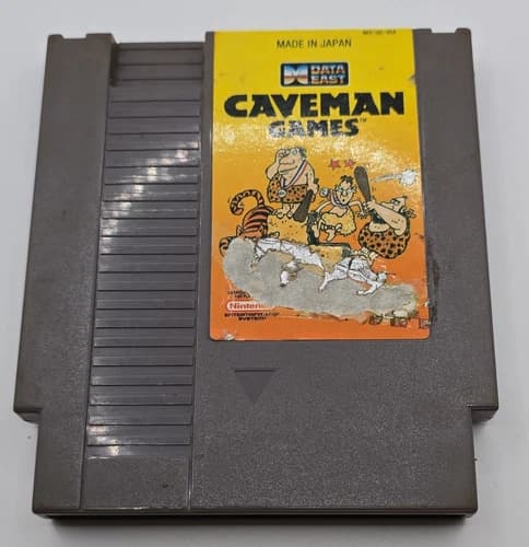 Data East Caveman Games NES Nintendo Video Game Cartridge