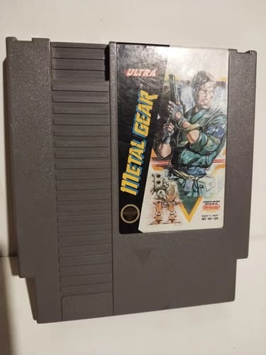 Metal Gear Nintendo NES Game Cartridge